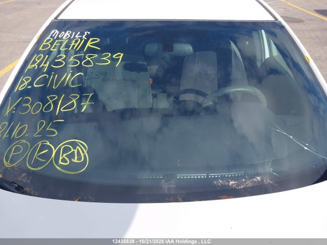 SHHFK7H27JU308187 Honda Civic