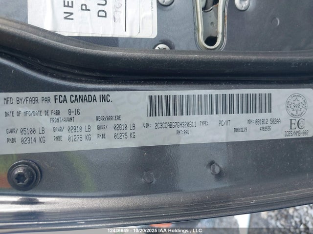2C3CCABG7GH320611 Chrysler 300