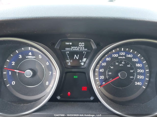 12437000 :رقم المزاد ، 5NPDH4AE4CH104333 vin ، 2012 Hyundai Elantra Gl مزاد بيع