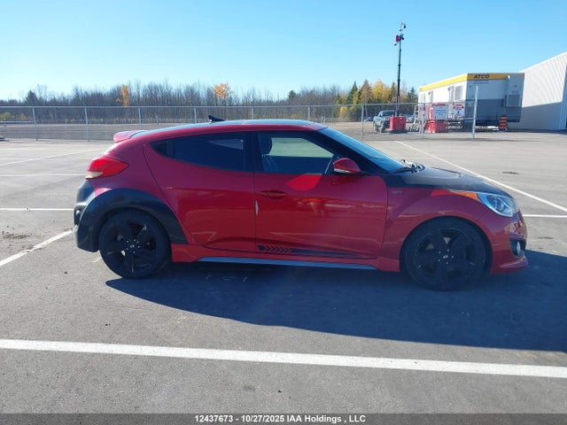 2013 Hyundai Veloster Turbo მანქანა იყიდება აუქციონზე, vin: KMHTC6AE3DU097741, აუქციონის ნომერი: 12437673