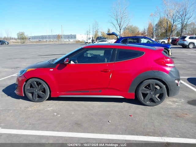 2013 Hyundai Veloster Turbo მანქანა იყიდება აუქციონზე, vin: KMHTC6AE3DU097741, აუქციონის ნომერი: 12437673