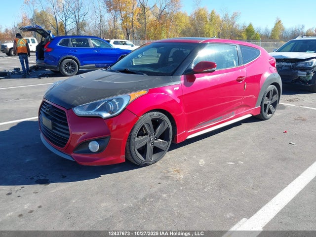 2013 Hyundai Veloster Turbo მანქანა იყიდება აუქციონზე, vin: KMHTC6AE3DU097741, აუქციონის ნომერი: 12437673