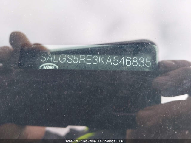 SALGS5RE3KA546835 Land Rover Range Rover 5.0l V8 Supercharged