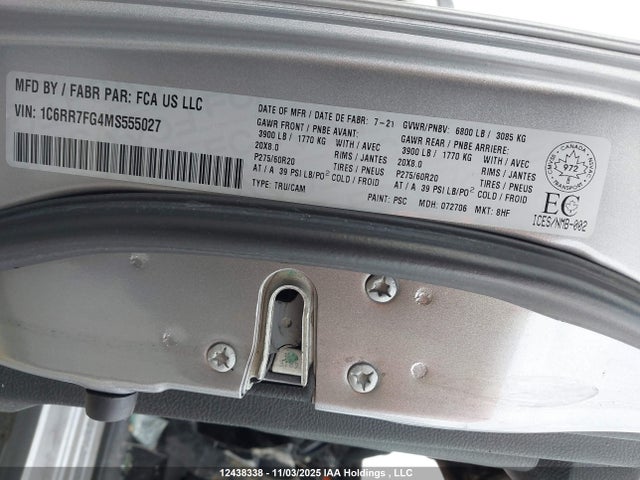 RAM 1500 Classic Tradesman 2021 1C6RR7FG4MS555027 Image 19