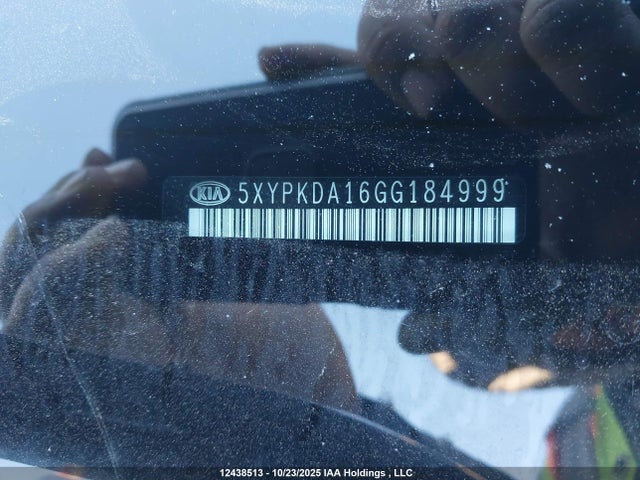 5XYPKDA16GG184999 KIA Sorento Sx/sx Limited
