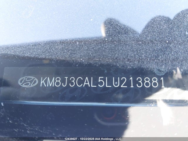 KM8J3CAL5LU213881 Hyundai gdi theta ii