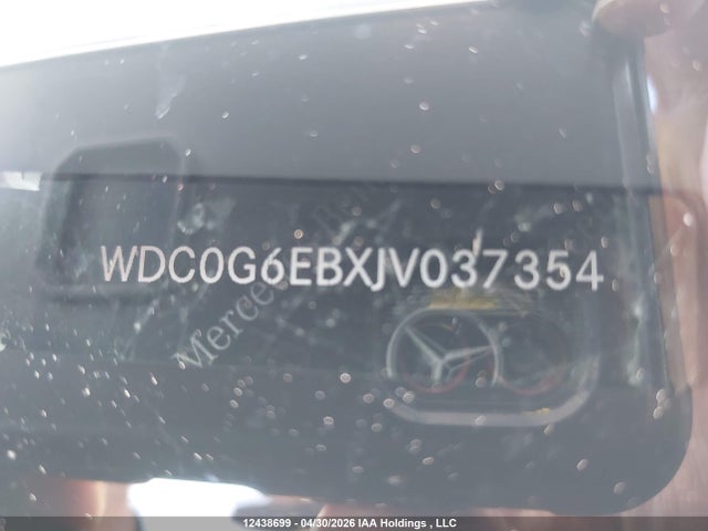 WDC0G6EBXJV037354 Mercedes-Benz Amg Gla 43 4matic