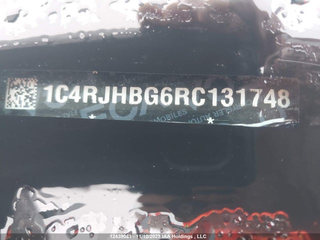 1C4RJHBG6RC131748 Jeep Grand Cherokee