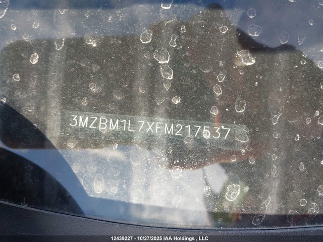 3MZBM1L7XFM217537 Mazda MAZDA3