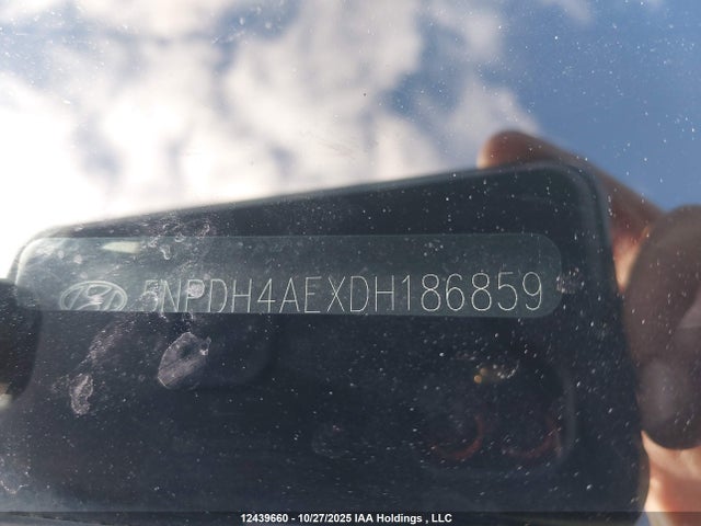 Продаж на аукціоні авто 2013 Hyundai Elantra Gl, vin: 5NPDH4AEXDH186859, номер лоту: 12439660