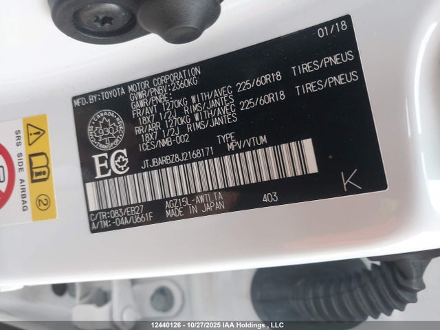 JTJBARBZ8J2168171 Lexus Nx 300/base/f Sport