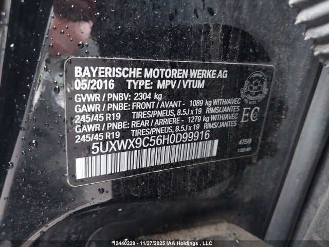 5UXWX9C56H0D99916 BMW X3 Xdrive28i