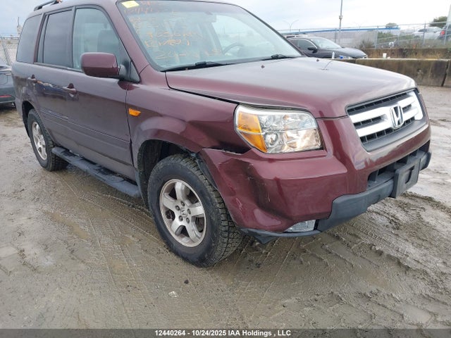 12440264 :رقم المزاد ، 5FNYF18688B501165 vin ، 2008 Honda Pilot Se-l مزاد بيع