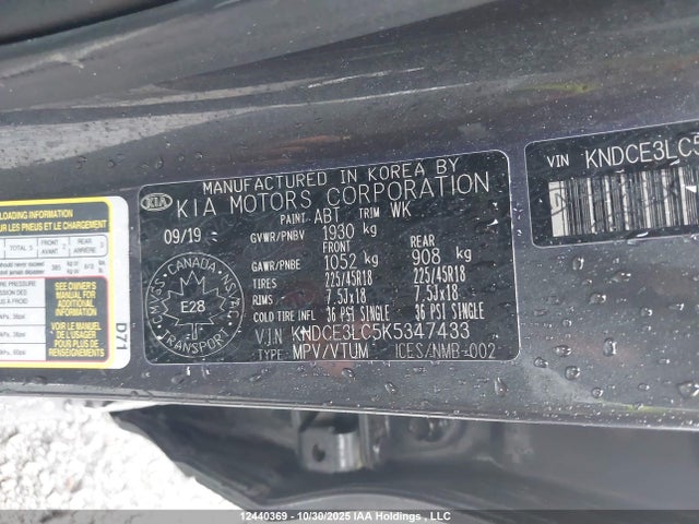 KIA Niro 2019 KNDCE3LC5K5347433 Image 19