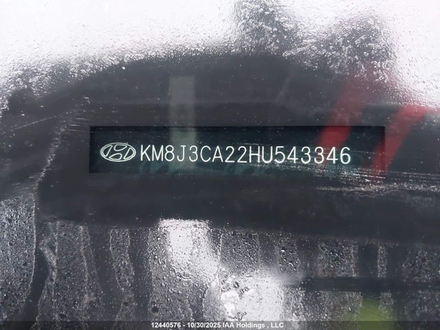 12440576 :رقم المزاد ، KM8J3CA22HU543346 vin ، 2017 Hyundai Tucson مزاد بيع