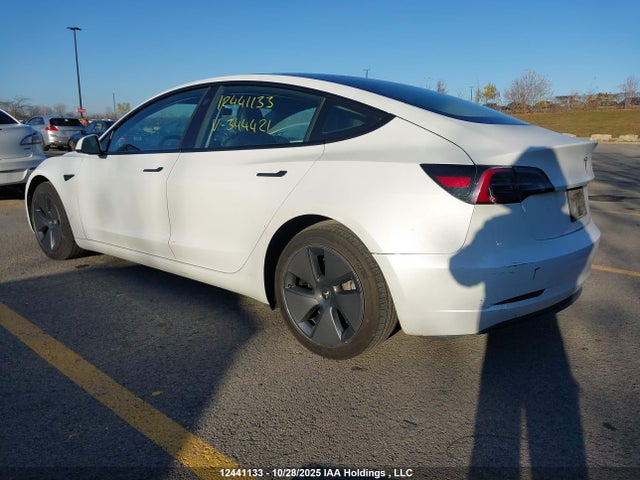 Продаж на аукціоні авто 2022 Tesla Model 3 Rwd/standard Range, vin: 5YJ3E1EA1NF344421, номер лоту: 12441133
