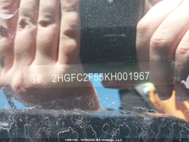 Honda Civic Lx 2019 2HGFC2F55KH001967 Image 20