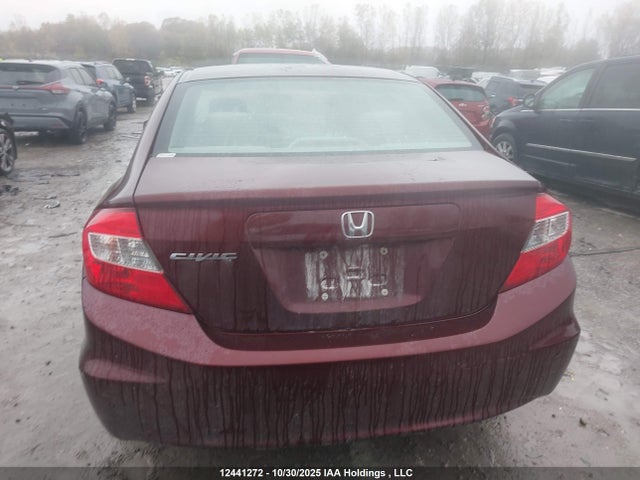 12441272 :رقم المزاد ، 2HGFB2F56CH012450 vin ، 2012 Honda Civic Lx مزاد بيع