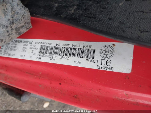Aukcja sprzedaży 2013 Jeep Wrangler Unlimited Sport, vin: 1C4BJWDGXDL679375, numer aukcji: 12441311