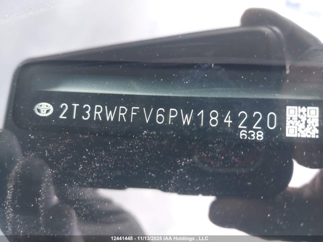 2T3RWRFV6PW184220 Toyota Rav4 Hybrid Xle