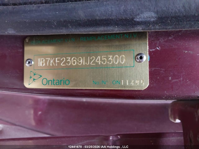 Aukcja sprzedaży 2001 Dodge Ram 2500, vin: 1B7KF23691J245300, numer aukcji: 12441678