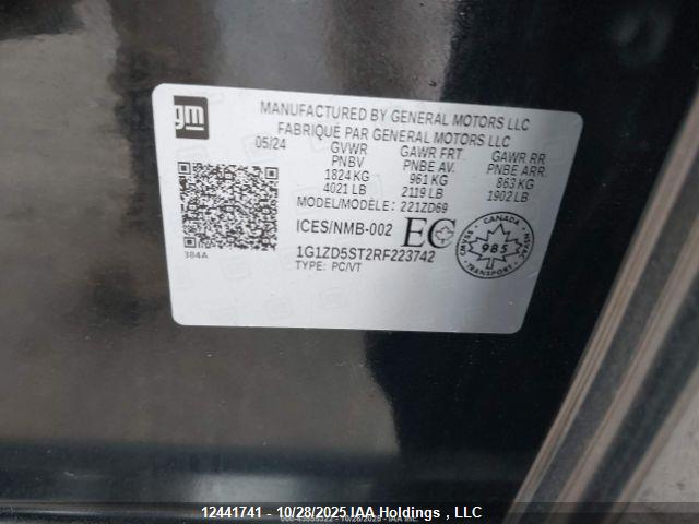 Chevrolet MALIBU LT 2024 1G1ZD5ST2RF223742 Image 10