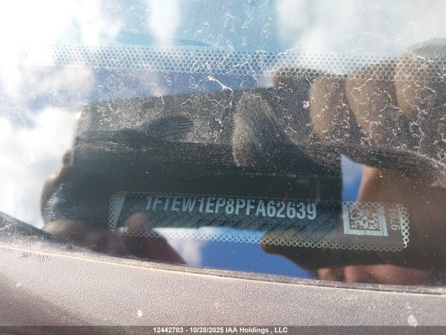 2023 Ford F150 Supercrew მანქანა იყიდება აუქციონზე, vin: 1FTEW1EP8PFA62639, აუქციონის ნომერი: 12442703