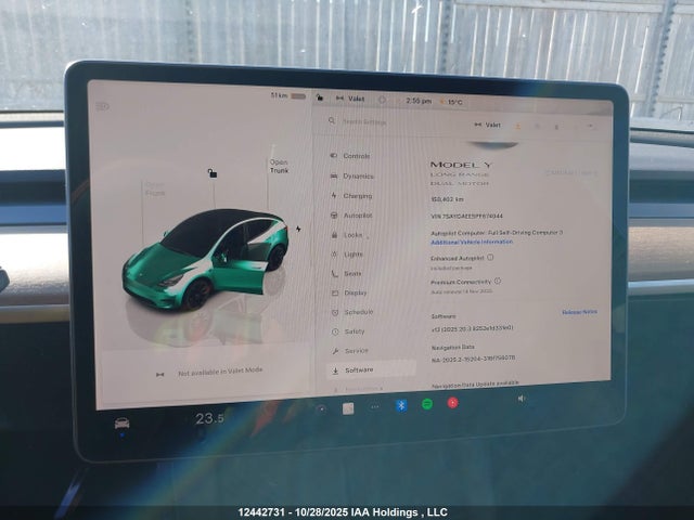 Aukcja sprzedaży 2023 Tesla Model Y, vin: 7SAYGAEE5PF674944, numer aukcji: 12442731