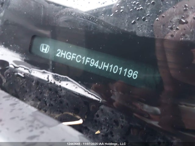 2HGFC1F94JH101196 Honda l15b7