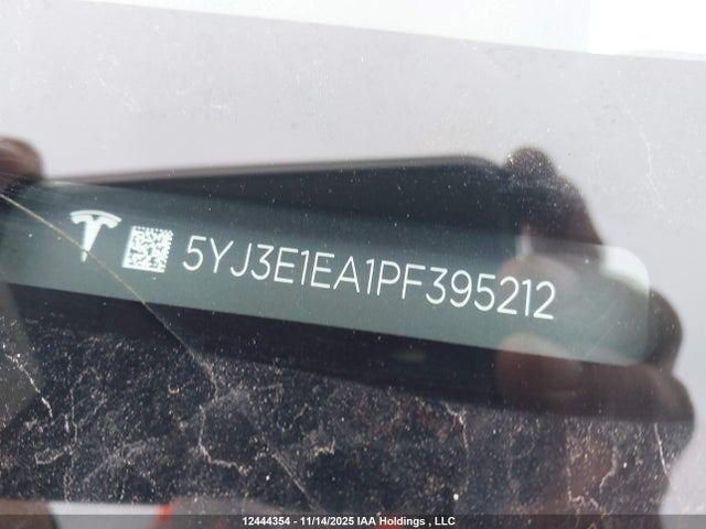 5YJ3E1EA1PF395212 Tesla Model 3 Rwd