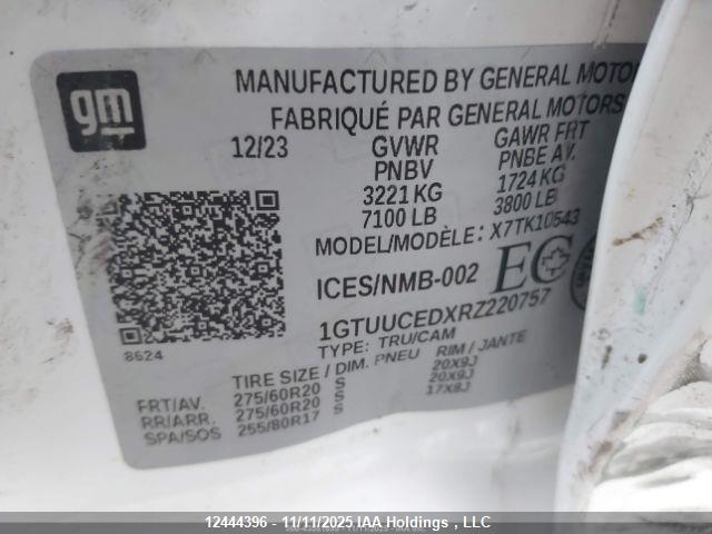 1GTUUCEDXRZ220757 GMC Sierra 1500 Elevation