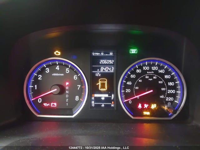 12444772 :رقم المزاد ، 5J6RE487X7L816976 vin ، 2007 Honda Cr-v Exl مزاد بيع