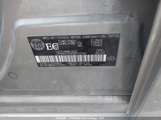 Lexus Is 300 300 2016 JTHCM1D29G5012162 Image 19