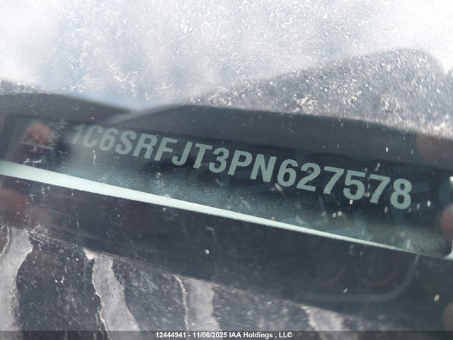 12444941 :رقم المزاد ، 1C6SRFJT3PN627578 vin ، 2023 Ram 1500 Laramie مزاد بيع