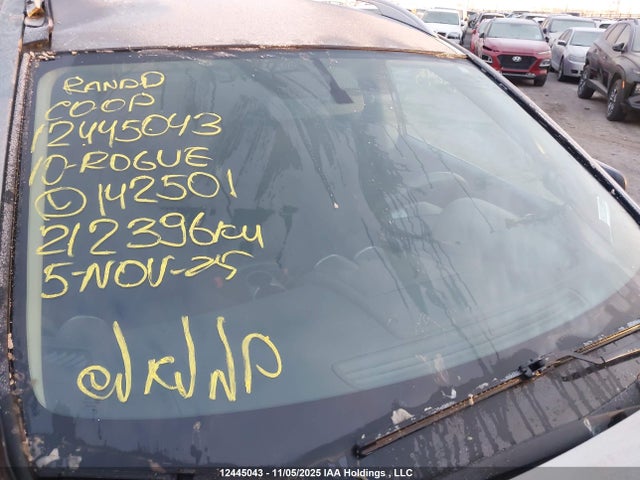 Продаж на аукціоні авто 2010 Nissan Rogue S/sl/krom, vin: JN8AS5MV0AW142501, номер лоту: 12445043