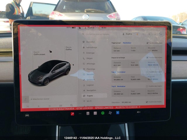 5YJ3E1EA5LF764454 Tesla MODEL 3