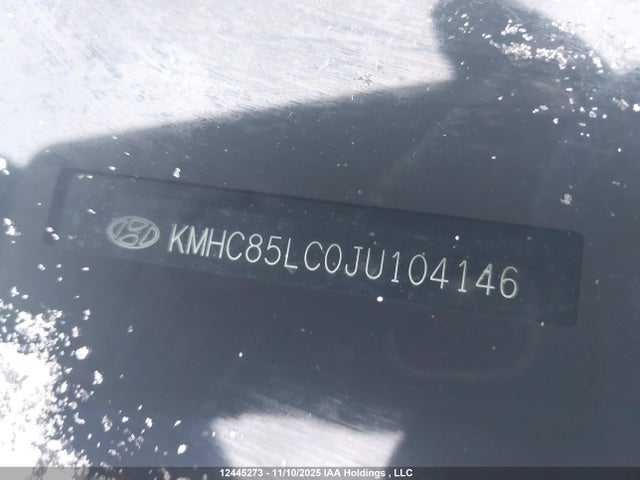 KMHC85LC0JU104146 Hyundai Ioniq Limited