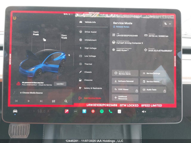 Tesla Model 3 Long Range 2023 LRW3E1EB2PC923469 Image 7