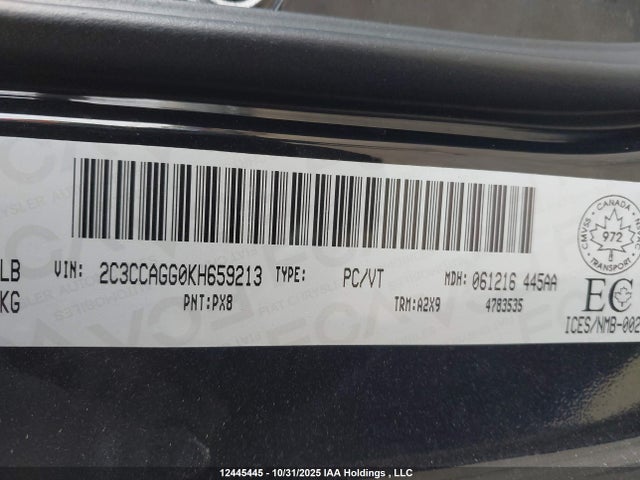Chrysler 300 2019 2C3CCAGG0KH659213 Image 19