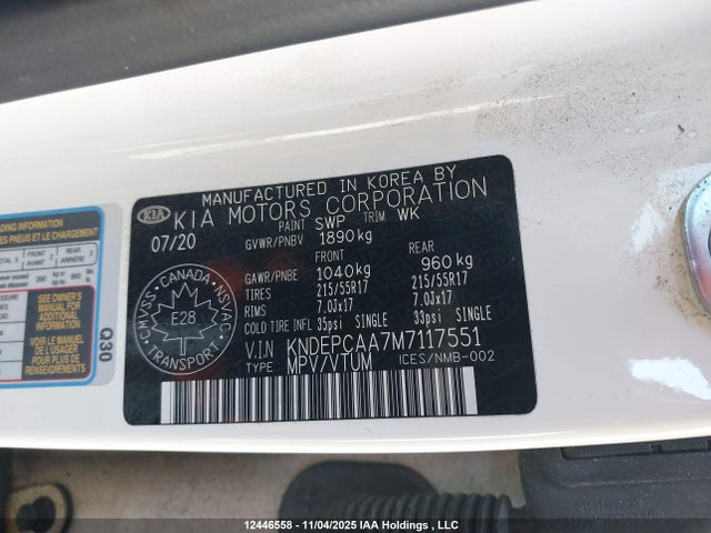 KNDEPCAA7M7117551 KIA Seltos