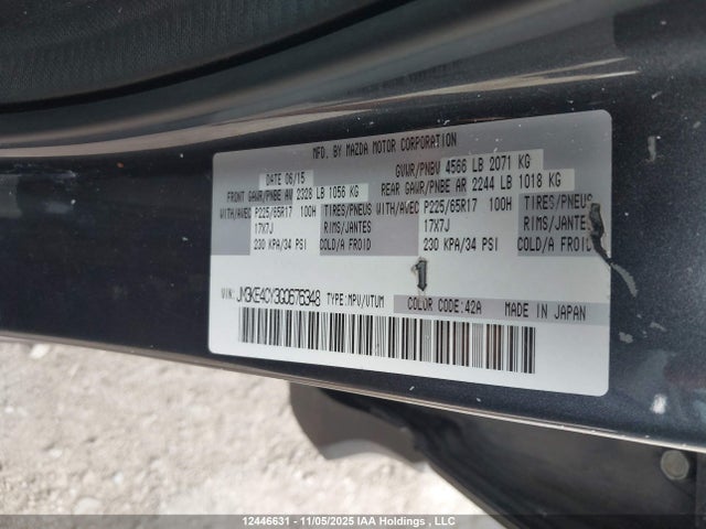 JM3KE4CY3G0676348 Mazda Cx-5 Gs