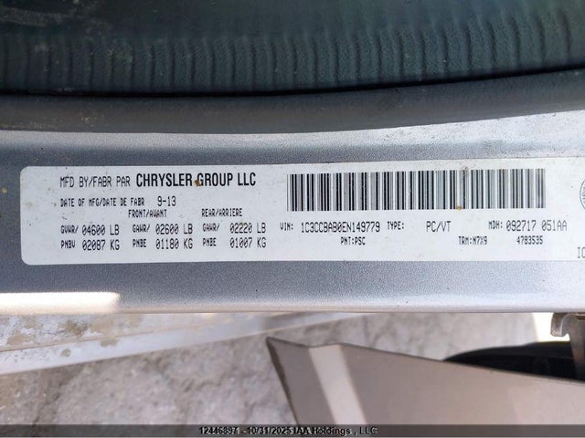 Chrysler 200 2014 1C3CCBAB0EN149779 Image 8