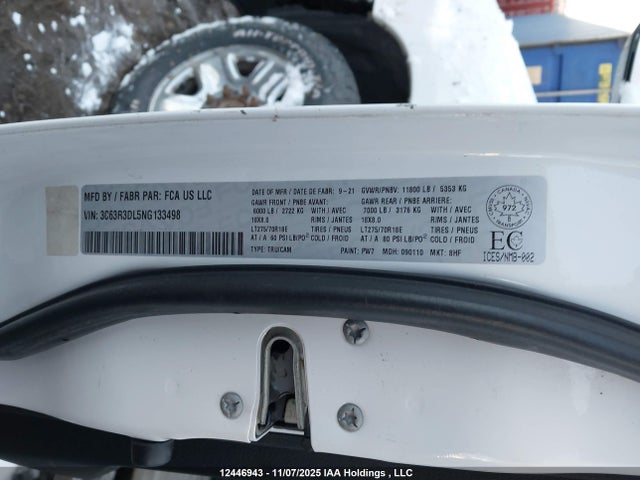3C63R3DL5NG133498 RAM 3500 Big Horn