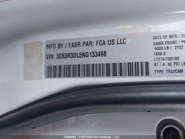 3C63R3DL5NG133498 RAM 3500 Big Horn