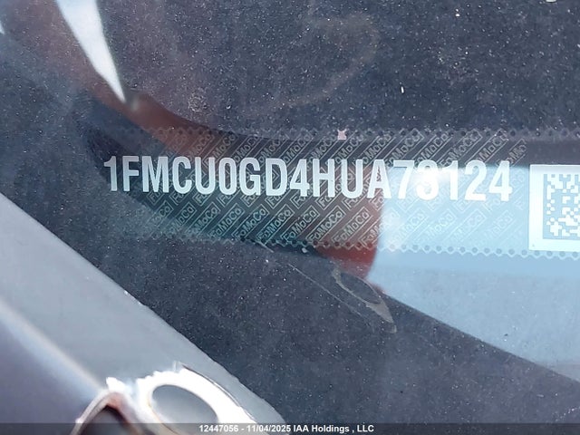 1FMCU0GD4HUA73124 Ford ESCAPE SE