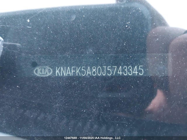 12447688 :رقم المزاد ، KNAFK5A80J5743345 vin ، 2018 Kia Forte 2.0l Lx+ مزاد بيع