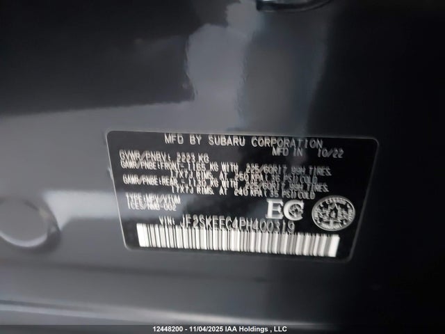 JF2SKEEC4PH400319 Subaru Forester Premium