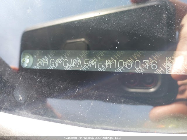 2HGFG4A59FH100076 Honda Civic Si Si