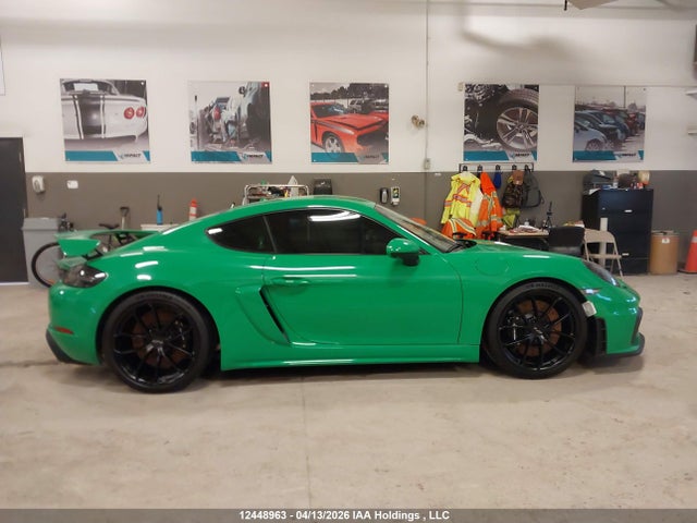 Продаж на аукціоні авто 2021 Porsche 718 Cayman Gt4, vin: WP0AC2A85MS289186, номер лоту: 12448963
