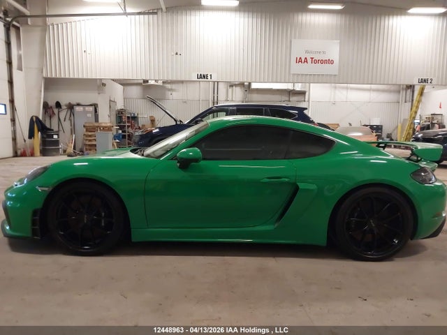Продаж на аукціоні авто 2021 Porsche 718 Cayman Gt4, vin: WP0AC2A85MS289186, номер лоту: 12448963